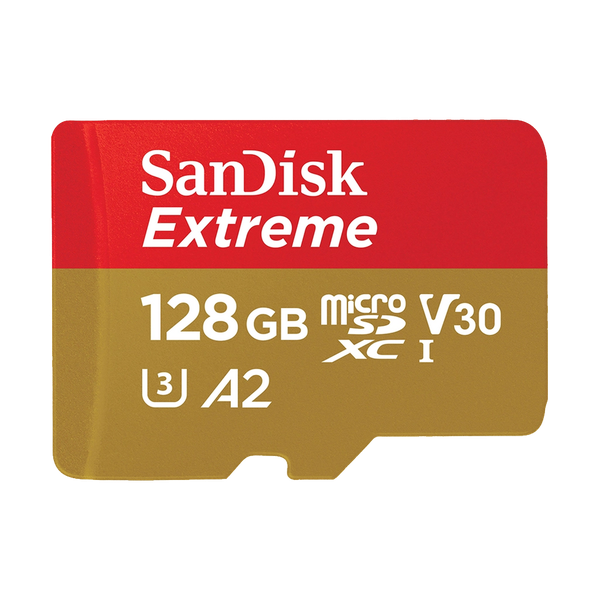 SanDisk Extreme microSDXC UHS-I SD Card 128GB