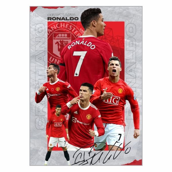 Cristiano Ronaldo Man United Poster - A1