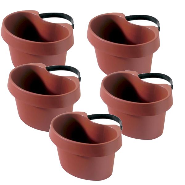 Garden Plant Gutter Pot Set Of 5 Summer