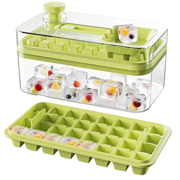 Large Silicone Ice Mold for 64 Ice Cubes