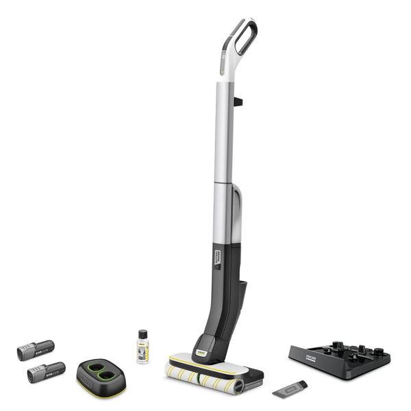 Kärcher FC 4-4 Cordless Floor Cleaner, 30min, 90m , 2 rollers, battery set