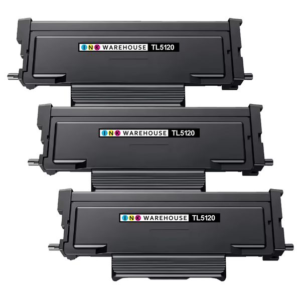 Compatible Pantum TL5120H Black Toner Cartridge Combo x 3