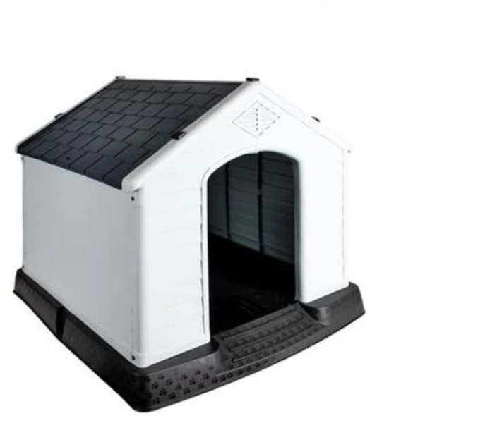 Heavy-Duty Plastic Dog Kennel 73×66×69 cm - Safe, Secure, Quick Assembly