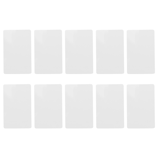 10Pcs Rfid Nfcsmart Chip Uid Access Control Thin Card 13 56Mhz