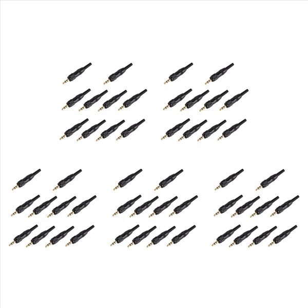 10Pcs 3 5Mm Stereo Screw Locking Audio Lock Connector