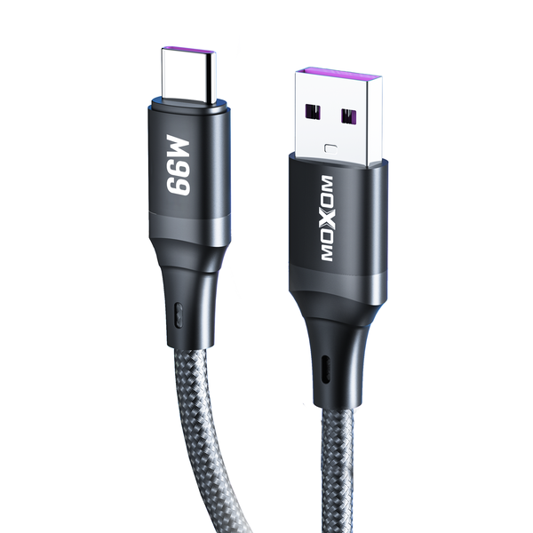 MOXOM MX-CB157 66W USB to Type-C Fast Charging Data Cable (1.2m)