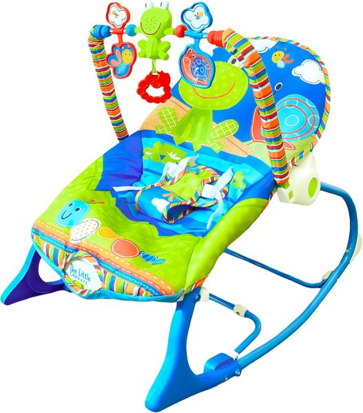 3-in-1 Electric Rocking Chair with Hanging Toys &amp; Music