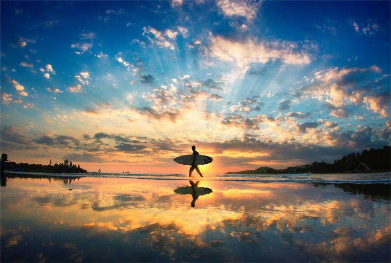 Laptop Skin Surfer Sunset