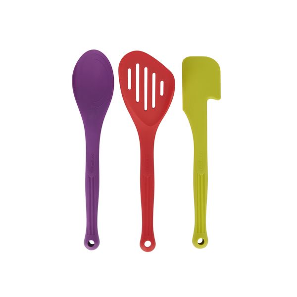 Colourworks Silicone Kitchen Utensils Set, 3-Piece