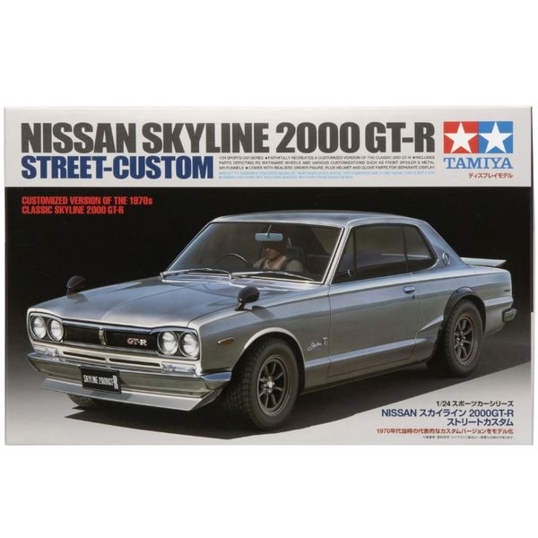 Tamiya 1/24 Nissan Skyline 2000 GT-R Street Custom Car Plastic Model Kit