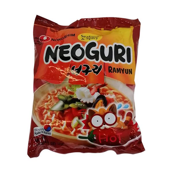 Nongshim Neoguri Spicy Noodle Soup 5 x 120g
