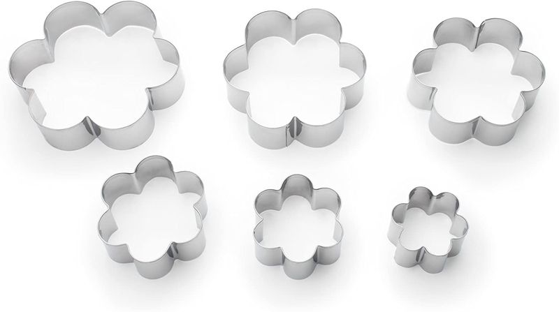 Ibili - Cookie Cutter Set 6 Piece Flowers