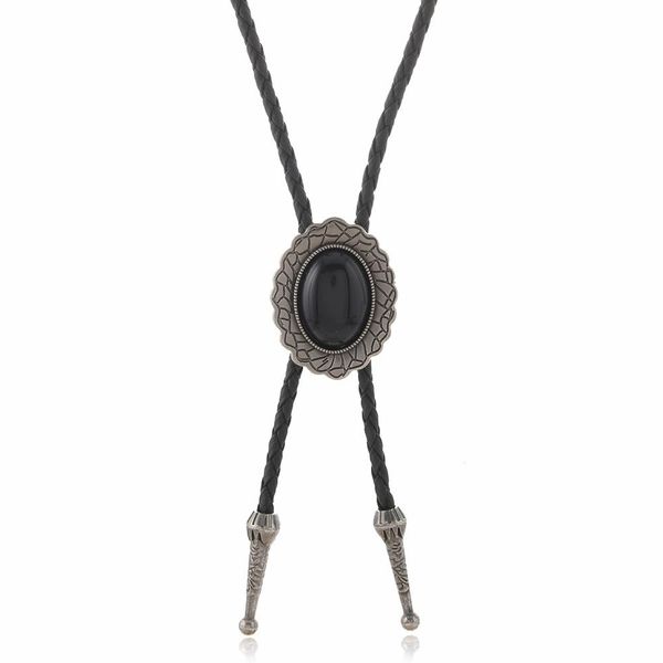 Bolo Tie for Men/ Women Rodeo Cowboy Leather Necktie