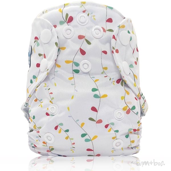 Newborn All-In-One Nappy - Floral