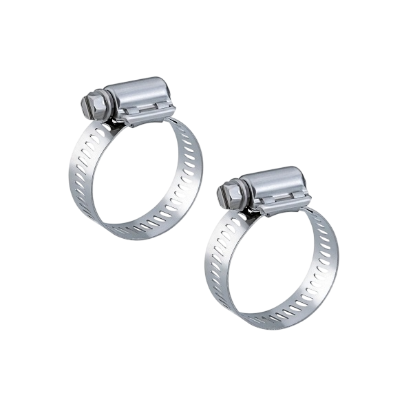 Fascor 17-38mm Zinc Plated Steel Hose Clamps - MS GS16 (Pack Of 2)