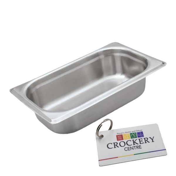 Stainless Steel Insert Quarter 65mm Catering Equipment + Keyring
