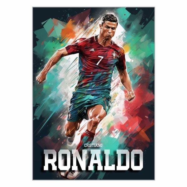 Cristiano Ronaldo Portugal Painting Poster - A1