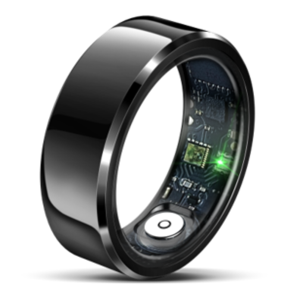 Black Omni Smart Ring: Your All-in-One Fitness Tracker and Health Monitor
