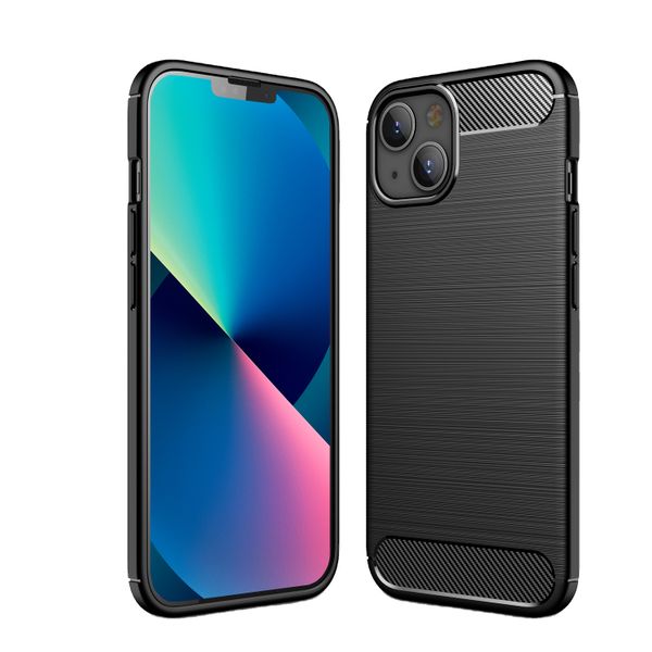 Slimfit Shockproof Carbon Design Case for iPhone 13 Mini - 5.4