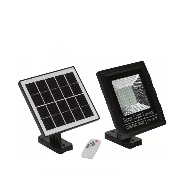 25W IP67 Solar Flood Light -Black