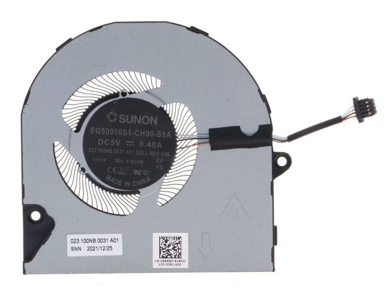 New Replacement CPU Fan for Dell Inspiron 5410 5415 5510 5515 7415 0KRK6P
