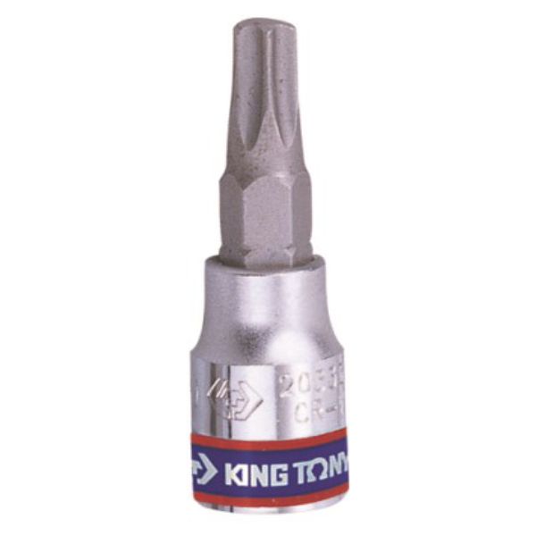 King Tony - Socket Torx Bit 1/4" T8 X 37Mm - 24 Pack