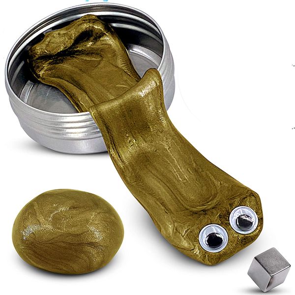 Educational And Tactile Gold Magnetic Putty image