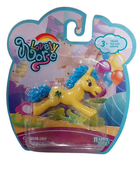 Beautiful 3 leaf Clover Yellow Pony