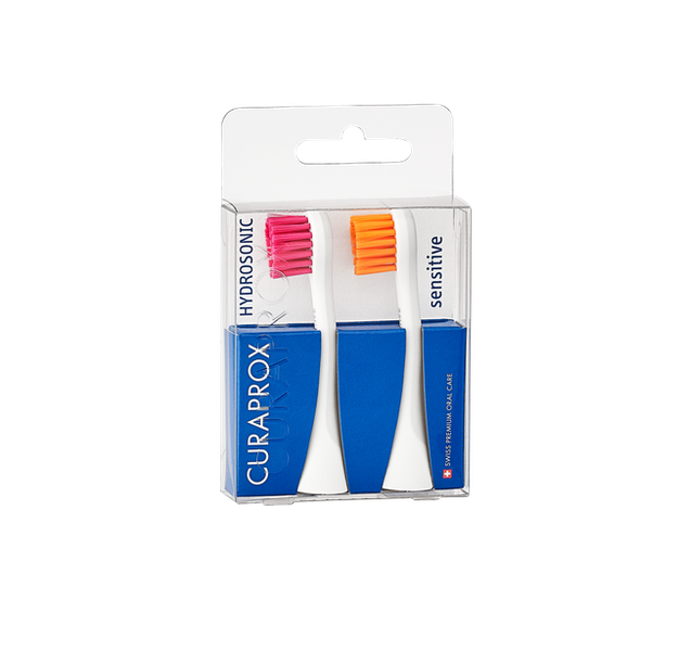 Rainbow Brush Head Sensitive for Hydrosonic Magenta/Orange (2 Piece)
