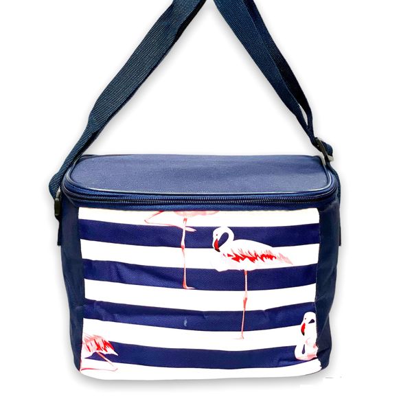 Minhaj- Insulated Lunch Bag With Shoulder Strap- Blue