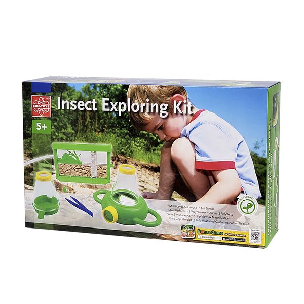 Edu-Science Insect Exploring Kit (Ant House, Ant Tunnel &amp; 2-Way Viewer)