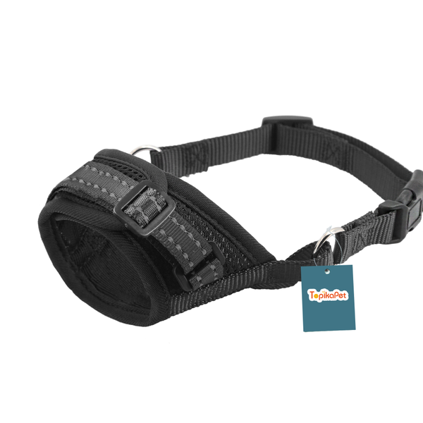 TopikaPet - Adjustable Dog Muzzle for Anti-Biting, Chewing, &amp; Barking