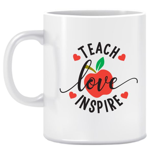Teach Love Inspire-Teacher-Mug-Ceramic