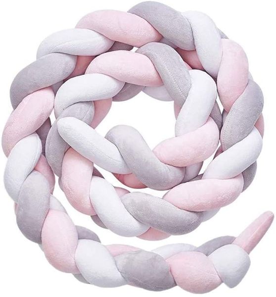 Totland Braided Cot/Crib Bumper/ Cot Bed Protector