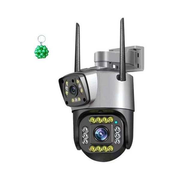 SC02 Dual Lens 4G Surveillance Camera V380 Pro App And A Keyholder