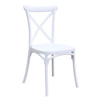 Plastic Cross Back Chair