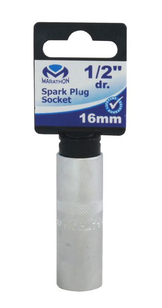Marathon Tools Socket - Spark Plug 1/2 Inch Drive 16mm