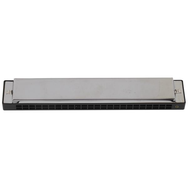 Harmonica D Key 24 Hole Mouth Organ Wind Instrument with Box Cloth