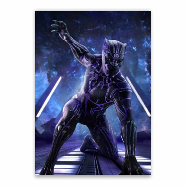 Black Panther In Action Poster - A1