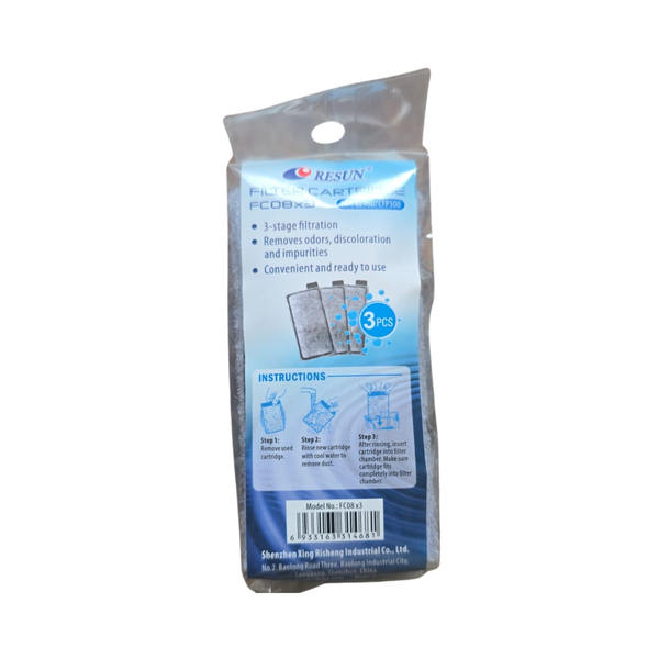 Resun (FC08 x 3) Filter Cartridges - Pack of 3