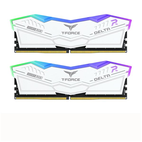 TeamGroup T-Force DELTA RGB 32GB(2x16GB) 6000MHz CL38 DDR5 Kit White