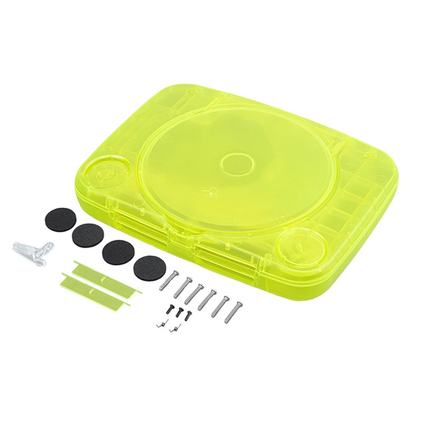 Replacement Shell for Ps One Case Housing Shell Fluorescent Yellow