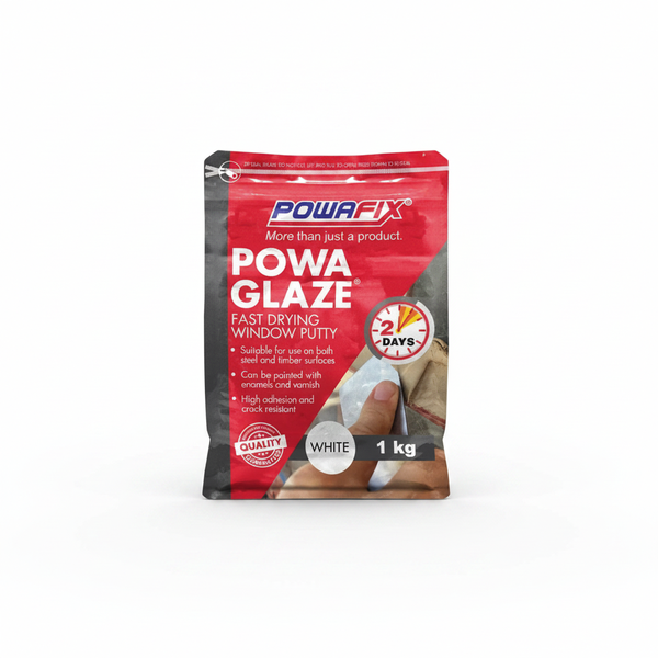 Powafix Powa Glaze White Liquid Adhesive 1Kg for Construction &amp; Repair