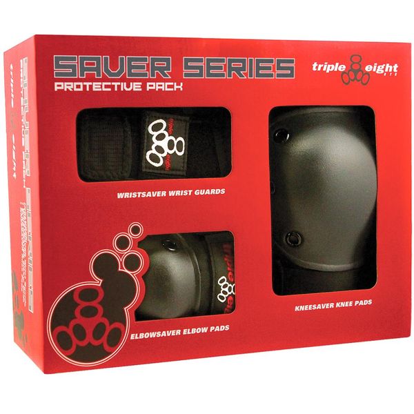 Triple8 Saver 3-Pack - Black