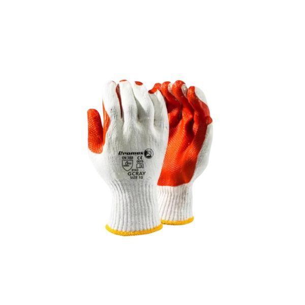 Dromex Rubber Coated Crayfish Gloves - Heavy Duty Grip &amp; Protection