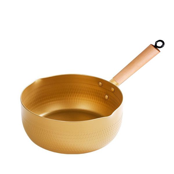 Golden Hammered Non-Stick Pan