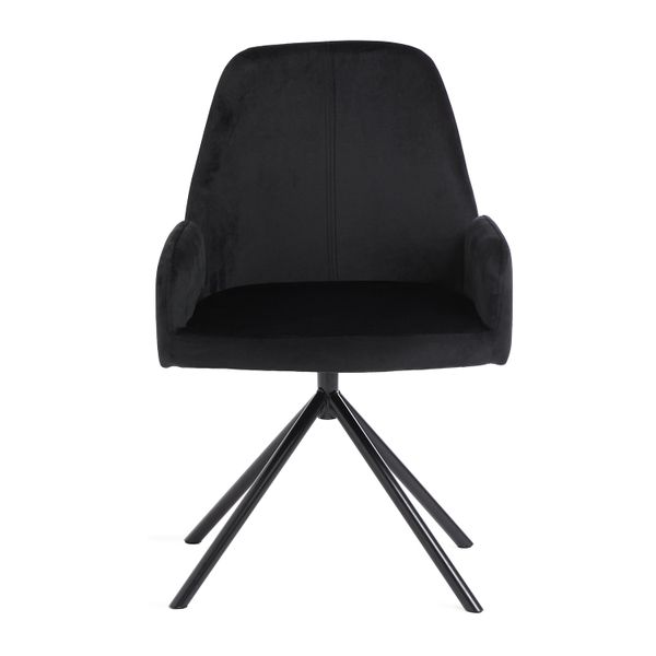 George &amp; Mason - Velvet Square Back Office Chair
