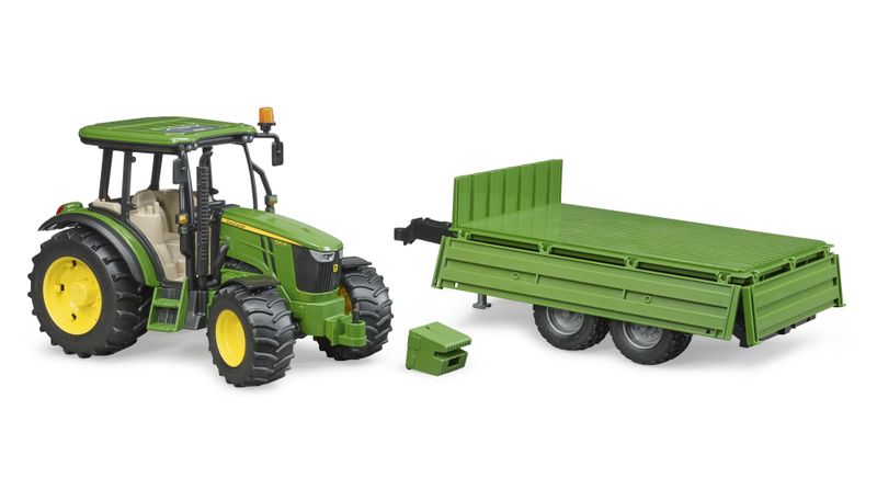 Bruder John Deere 5115M With Tipping Trailer