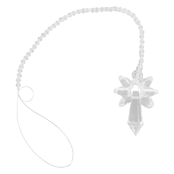 Angel Pendant for Auto Rear View Mirror Hanging Decor -Transparent
