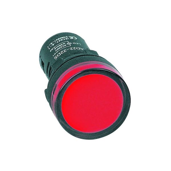 ACDC - Red Led Pilot Light Hi-Brite 22Mm 12V Ac/Dc
